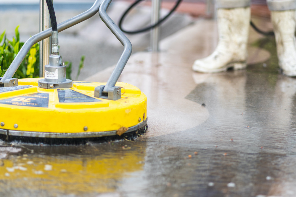 Pressure Washing Floor